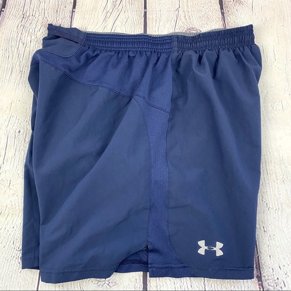 under armour navy blue shorts